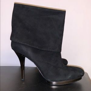 INC Suede Stiletto Booties